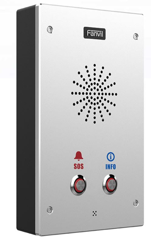 i16S-02P Portier intercom SIP Fanvil 2 boutons