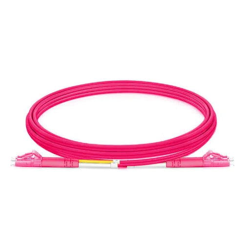 GD-FIB-1147 LC/LC OM4 MM 3.0mm - 50M PVC Pink Fiber Patch Cord